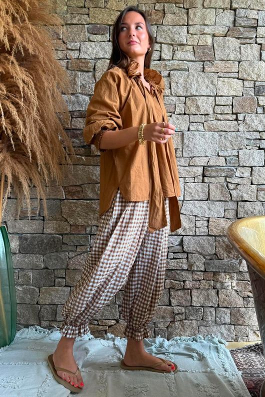 Larc Poet Blouse Hazelnut